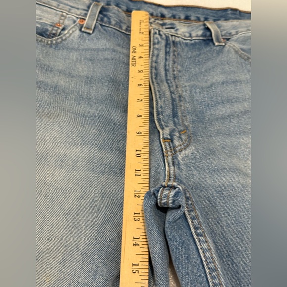 Levis 550 Blue Denim Jeans Relaxed Fit Mens 40 x 32 Y2K Vintage - Picture 10 of 11